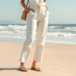 Pantaloni din material ușor: cum să îi asortezi cu pantofi pentru vară