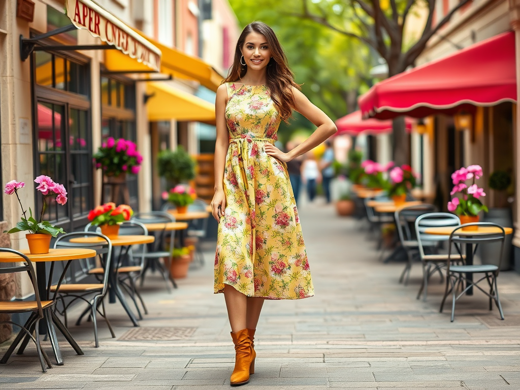 lapizzata | Rochii florale și cizme lungi: mixul perfect pentru primăvară