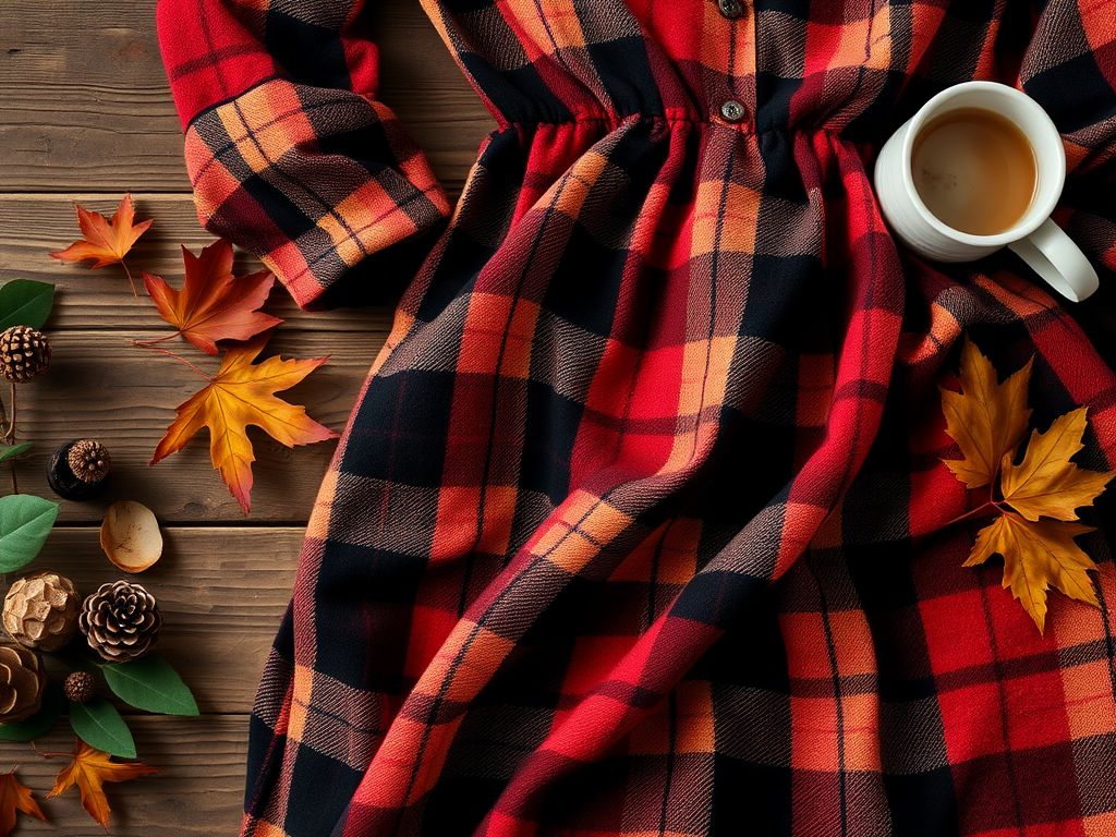 lapizzata | Rochia flannel: un look cozy perfect pentru toamnă