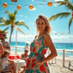 Îmbrăcăminte pentru petreceri de Crăciun la mare