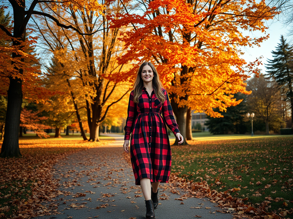 lapizzata | Rochia flannel: un look cozy perfect pentru toamnă