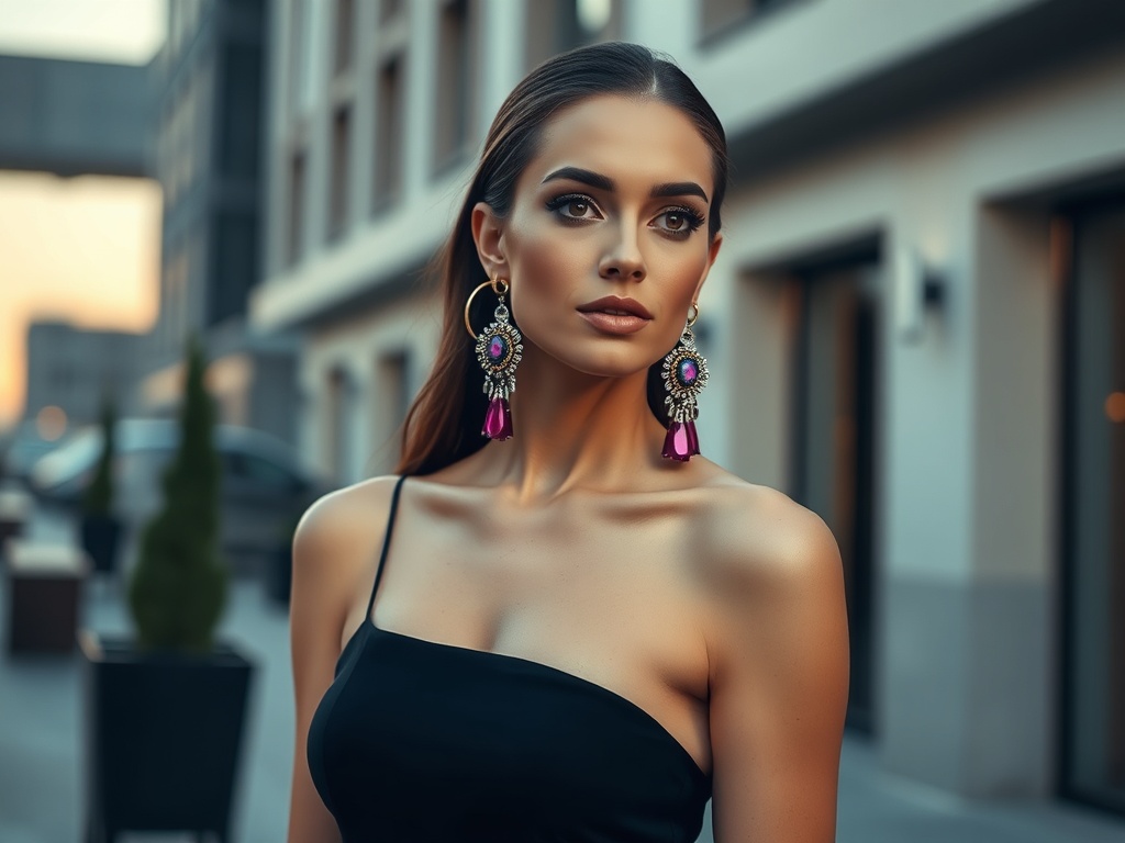 lapizzata | Rochie simplă, accesorii extravagante: un contrast perfect